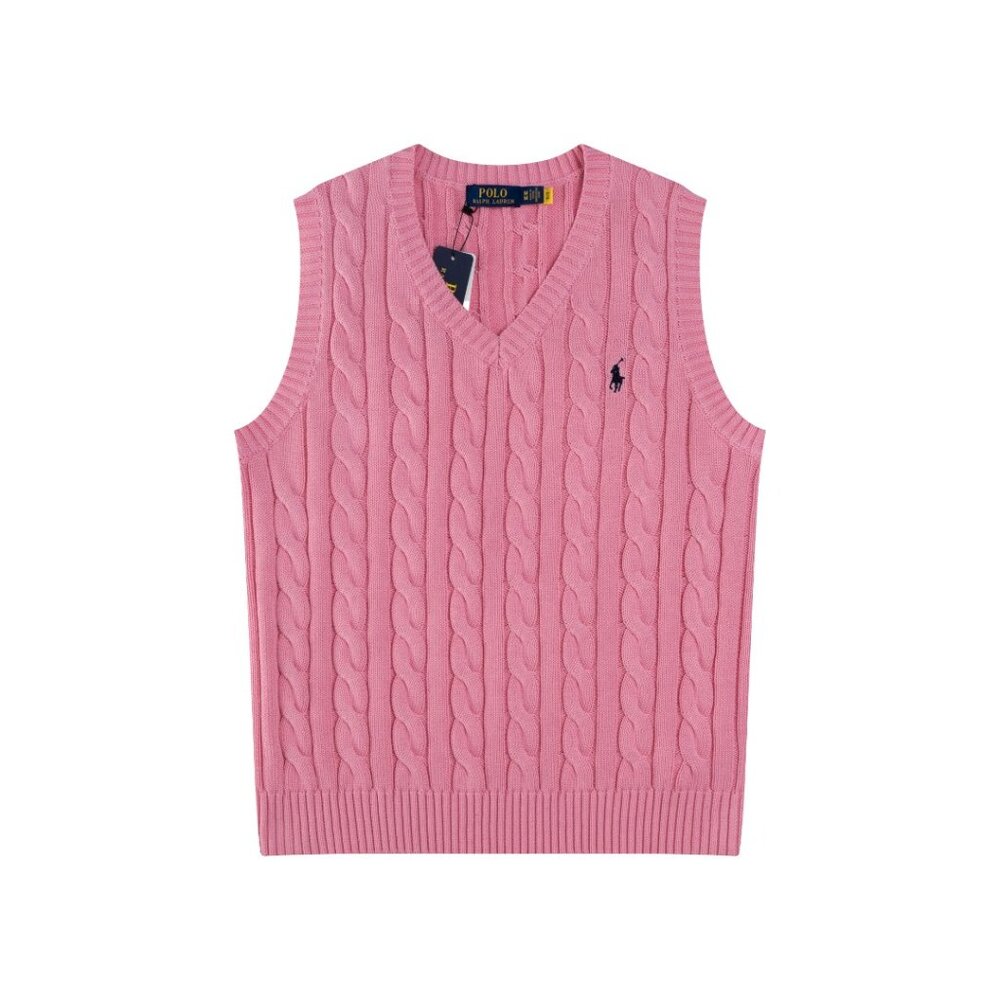 Ralph Lauren Cable-Knit Cotton Cricket Sweater Vest